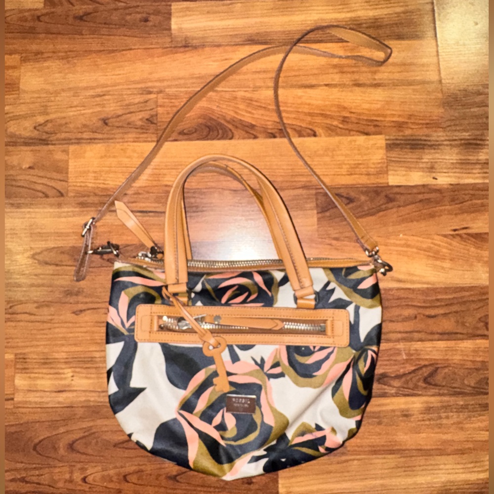 Fossil Floral Crossbody Bag